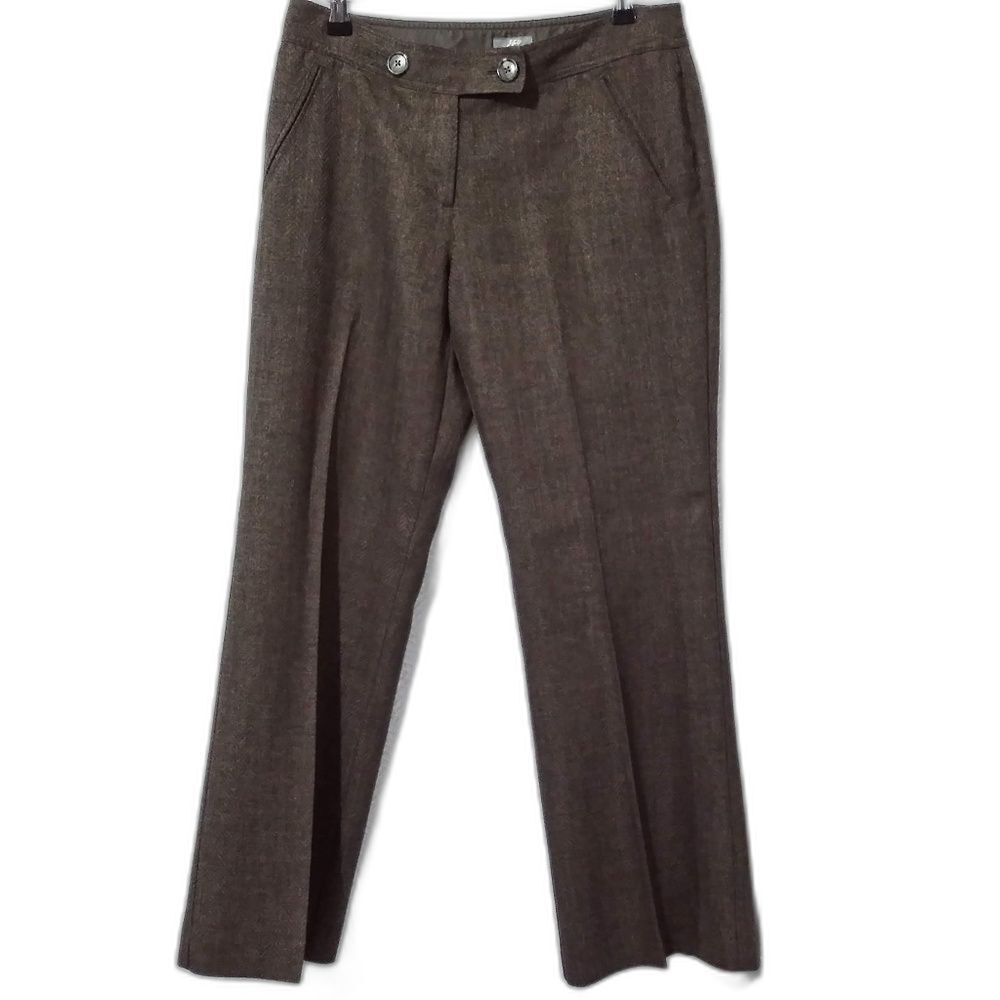 J.JILL  DARK BROWN WOMEN'S PANTS 8P